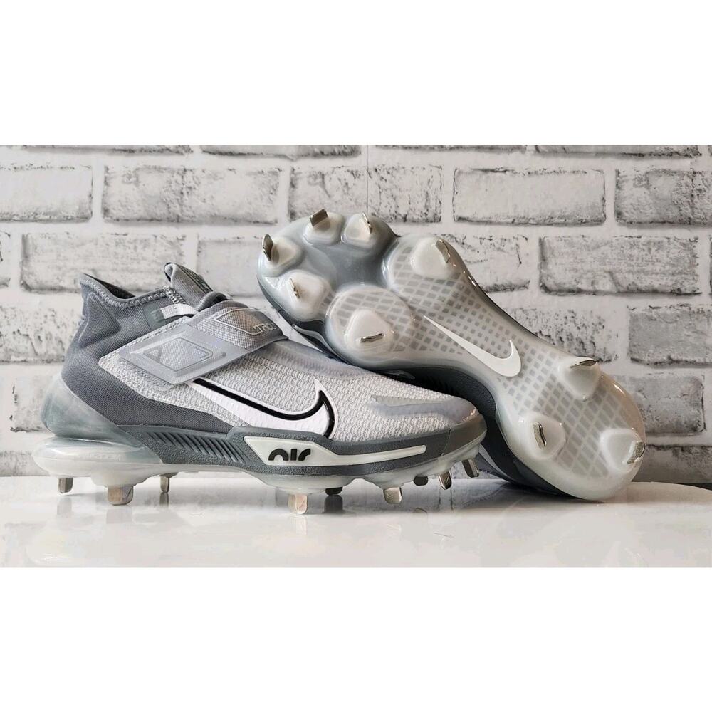 Nike Force Zoom Trout 8 Elite Size 8 Baseball Cleats Cool Gray/White. CZ5913-001
